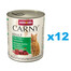 ANIMONDA Carny Adult zrinkinys jautiena, kalakutiena ir triušiena12 x 800 g