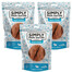 SIMPLY FROM NATURE Meat Strips Mėsos juostelės su triušiena ir morkomis šunims 3x80 g