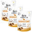 BRIT Care Dog Functional Snack skin&coat Krill 3x150 g skanėstai su kriliu kailiui