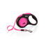 FLEXI New Neon S Tape 5 m pink automatinis pavadėlis