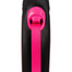 FLEXI New Neon S Tape 5 m pink automatinis pavadėlis