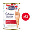 BUTCHER'S Delicious Dinners, kačių ėdalas, jautienos želė gabalėliai, 400g x 12