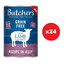 BUTCHER'S Original Recipe in Jelly, ėdalas šunims, gabaliukai su ėriena želė 24 x 400g