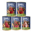 SIMPLY FROM NATURE Šlapias šunų maistas, skonių mišinys 5 x 400 g
