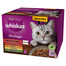 WHISKAS Adult Pure Delight Juicy Jellied Bites 24x85 g su jautiena, vištiena, ėriena, paukštiena suaugusioms katėms