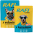 RAFI Classic mišrių skonių vištienos ir jautienos drėgnas ėdalas šunims 24x400g