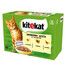 KITEKAT Drėgnas kačių ėdalas su vištiena, kalakutiena, paukštiena 12x85g