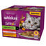 WHISKAS Adult Tasty Mix Chef's Choice su jautiena, lašiša, vištiena ir kalakutiena, vištiena ir menke suaugusioms katėms 24x85 g gabalėliai su jautiena, lašiša, vištiena ir kalakutiena, vištiena ir menke