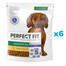 PERFECT FIT Senior 10+ sausas visavertis ėdalas vyresniems nei 10 metų mažų veislių šunims su vištiena 6x825 g