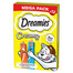 DREAMIES Creamy MEGA PACK papildomas pašaras su vištiena ir lašiša 12x10 g