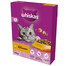 WHISKAS Adult 300 g sausas visavertis ėdalas su gardžia vištiena suaugusioms katėms