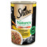 SHEBA skardinė 400 g Nature's Collection paukštienos kokteilis su kepenėlėmis ir žuvų taukais su morkų padažo garnyru