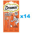 DREAMIES Meaty Sticks – skanėstai su skania vištiena suaugusiems katėms 14x30 g.