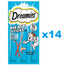 DREAMIES Meaty Sticks – skanėstai su skaniu lašiša suaugusiems katėms 14x30 g.