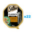 SHEBA Classics dėklas 22x85g drėgnas visavertis ėdalas suaugusioms katėms su elniena terine