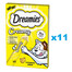 DREAMIES Creamy papildomas ėdalas su gardžiu sūriu katėms 44x10 g