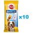 PEDIGREE DentaStix (vidutinių veislių šunims) dantų priežiūros skanėstas šunims 70 vnt. - 10x180g