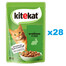 KITEKAT Triušis padaže 28x85 g suaugusioms katėms