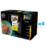 SHEBA Delicacy 48x85 g drėgnas visavertis ėdalas suaugusioms katėms želė gabaliukais su: antiena, vištiena, paukštiena, kalakutiena