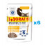 PERFECT FIT Sensitive 1+ 12x85 g visavertis drėgnas ėdalas suaugusioms katėms su vištiena padaže