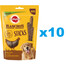 PEDIGREE Ranchos Sticks 10x60 g – skanėstai šunims su vištienos kepenėlėmis.