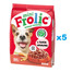 FROLIC Mini Naturally Irresistible 5x800 g Pusiau drėgnas mažų veislių šunų ėdalas su šviežia jautiena