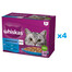 WHISKAS Adult saszetka 48x85g Rybne Przysmaki mokra karma dla dorosłych kotów w galaretce z: łososiem, tuńczykiem, dorszem, białą rybą