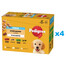 PEDIGREE Junior Wybór smaków z ryżem saszetki 48x100g mokra karma dla szczeniąt w galaretce z kurczakiem, jagnięciną, drobiem i wołowiną