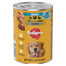 PEDIGREE Suaugusiųjų konservai 400 g drėgnas maistas visaverčiam suaugusių šunų maistui su 3 paukštienos rūšimis