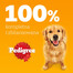 PEDIGREE Adult Vitality+ su daržovėmis 4x85 g drėgno visaverčio ėdalo suaugusiems šunims su jautiena ir kepenimis, morkomis ir žirneliais, vištiena ir bulvėmis, žuvimi ir morkomis, paukštiena, morkomis ir žirneliais padaže