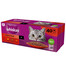 WHISKAS Classic Meals drėgnas maistas katėms su padažu 40x85 g + TRIXIE Vištienos žiedai su lašiša 50 g