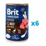 BRIT Premium by Nature Beef&Tripes mokra karma z wołowiną dla psa 6 x 400 g