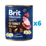 BRIT Premium by Nature indyk i wątroba mokra karma dla szczeniąt 6 x 800 g