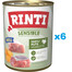 RINTI „Sensible“ kalakutiena su morkomis, 6 x 800 g