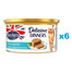 BUTCHER'S Classic Delicious Dinners konservai putėsiai su tunais ir jūrų žuvimi 85 g x 6