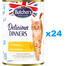 BUTCHER'S Delicious Dinners, karma dla kota, kawałki z kurczakiem w galaretce 24 x 400g