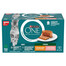 PURINA ONE Adult Terrine 4x85g su vištiena ir morkomis bei su lašiša ir morkomis, drėgnas kačių maistas