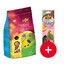 VITAPOL Premium maistas banguotajam papūgėliui, 1 kg + „Smakers Weekend Style“ vaisių skonio maistas banguotajam papūgėliui, 45 g NEMOKAMAI