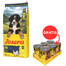 JOSERA Junior Kids 12,5kg jauniems vidutinio ir didelio dydžio veislių šunims + JOSERA Meat Lovers Pure Multipack 6x400g šlapias šunų maistas NEMOKAMAI