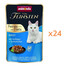 ANIMONDA Vom Feinsten Fines mit Filets Adult Drób i filet z mintaja 24x85g mokra karma dla kotów