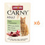 ANIMONDA Carny Adult Pouch Kurczak i królik 6x85g mokra karma dla kotów