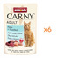 ANIMONDA Carny Adult Pouch Vištiena ir tunas 6x85g drėgnas maistas katėms