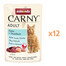 ANIMONDA Carny Adult Pouch Vištiena ir tunas 12x85g drėgnas maistas katėms
