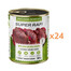 RAFI Super su elniais ir anties širdimis 24x800g konservai šunims