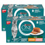 PURINA ONE Adult Terrine 8x85g su vištiena ir morkomis bei su lašiša ir morkomis, drėgnas maistas katėms