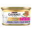 GOURMET Gold Kitten Mus su veršiena 6x85g drėgnas maistas kačiukams