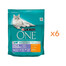 PURINA ONE COAT & HAIRBALL kurczak i pełne ziarna 6x800g
