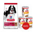 HILL'S Science Plan Canine Adult Medium Lamb & Rice 18 kg sausas pašaras vidutinių veislių suaugusiems šunims su ėriena ir ryžiais + 3 skardinės HILL'S šlapio pašaro dovanų.