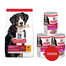 HILL'S Science Plan Canine Adult Large Breed Chicken 18 kg sausas pašaras didelių veislių suaugusiems šunims su vištiena + 3 skardinės HILL'S šlapio pašaro dovanų.