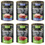 SUPER RAFI Cat Mix 2 skoniai 6x400g šlapias kačių maistas